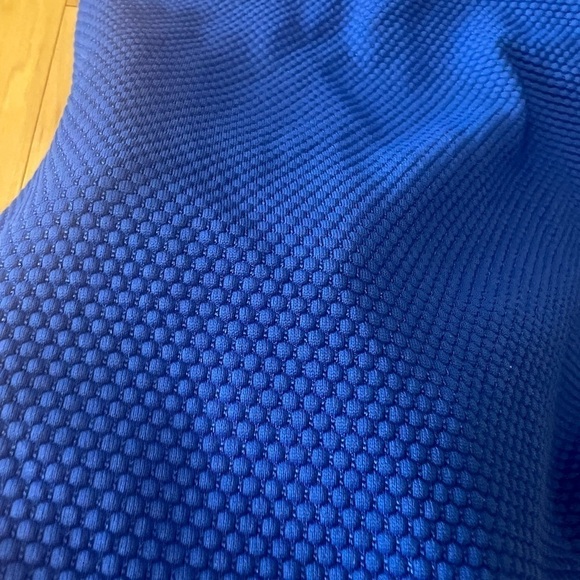 Kona Sol cobalt blue pique Bandau molded cup one piece bathing suit NWT - Picture 7 of 10